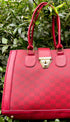 Checkered Maroon